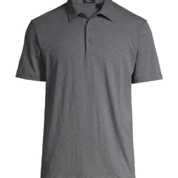 Theory Men's Bron Cosmos Cotton Polo Shirt NWT - Picture 2 of 7